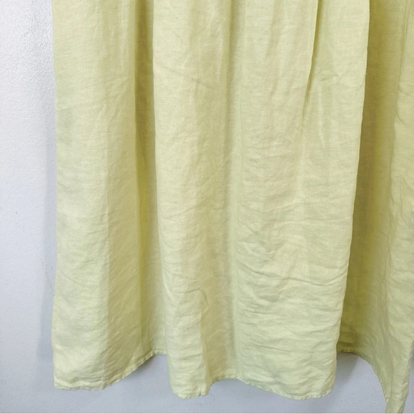 Abito Ruffle Sleeve Linen Relaxed Fit Dress - Picture 11 of 16